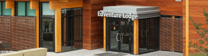Image showing the entrance to the EdVenture Lodge at the Edmonton Valley Zoo