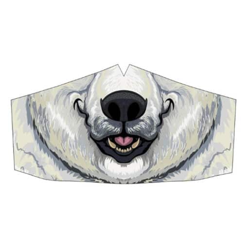 Peppermint Narwhal Mask: Polar Bear