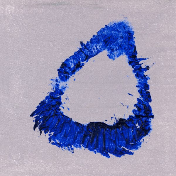 Lucy Kiss: Blue on Silver