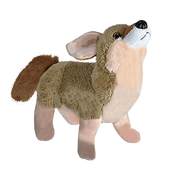 Wild Calls Coyote plush stuffed animal.