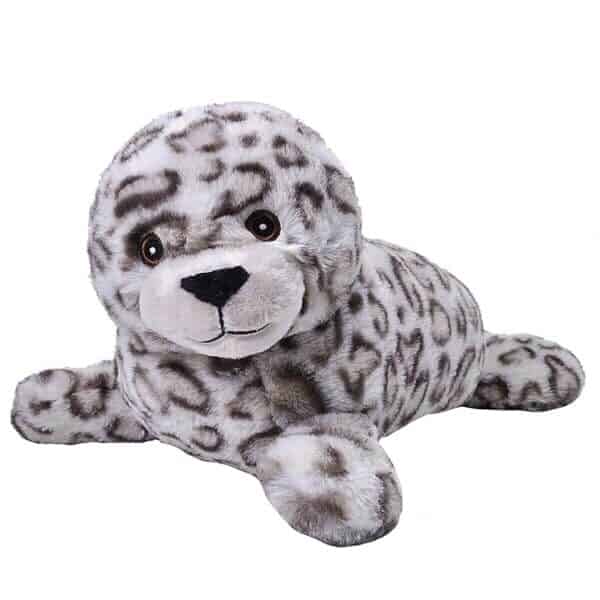 Ecokins Harbor Seal plush stuffed animal.