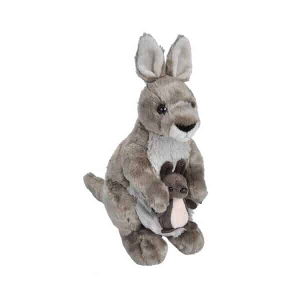 CK Kangaroo with Joey stuffed animal.