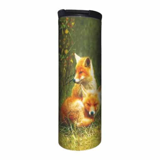 Barista Tumbler - Foxes Relaxing