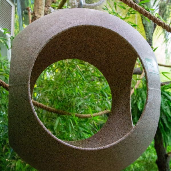 A hangout sphere in the new Sloth habitat.