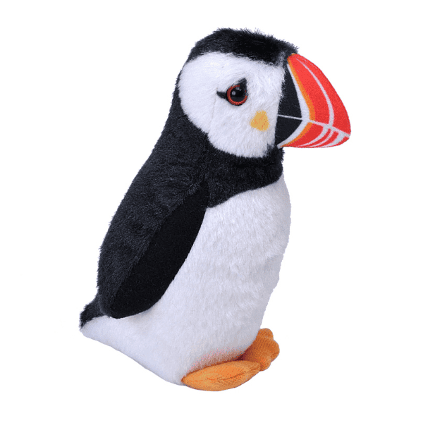 Image of puffin plush that makes noise from Wild Republic