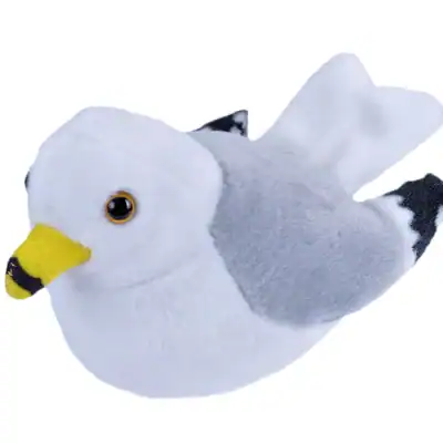 Image of a Ring-Billed Gull plush that makes sound from Wild Republic