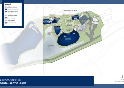 An artist's map of the Coastal Artic area