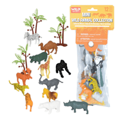 Wild Animals in bright orange tube