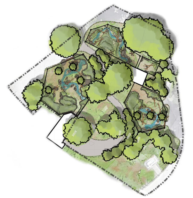 Project Carnivora Map An artist map of the layout of Project Carnivora