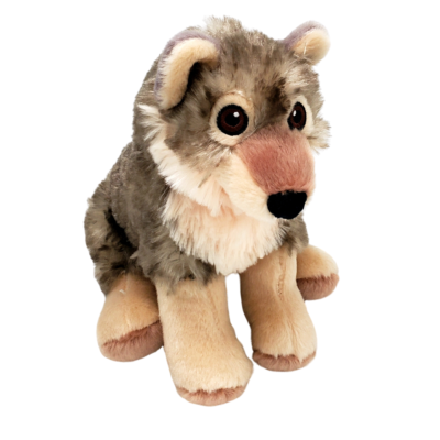 Image of wolf stuffed toy.