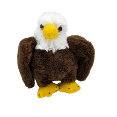 Image of plush toy bald eagle.
