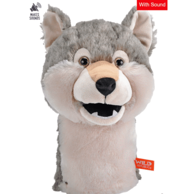 Image of wolf puppet. Great and only the head.