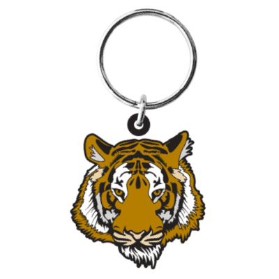 Image of Tiger head keychain..