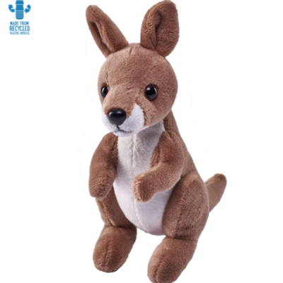 Image of brown plush toy kangaroo