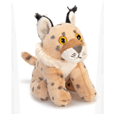 Image of snow leopard plush toy