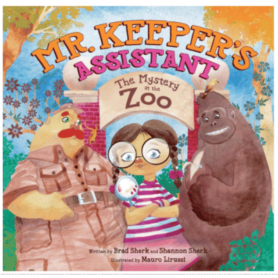 Image of children's book called Mr. Keeper's Assistant - The Mystery of the Zoo