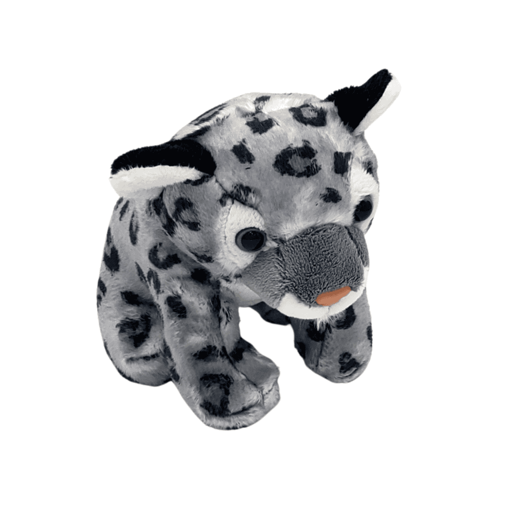 Image of snow leopard stuffed toy.
