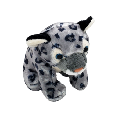 Image of snow leopard stuffed toy.